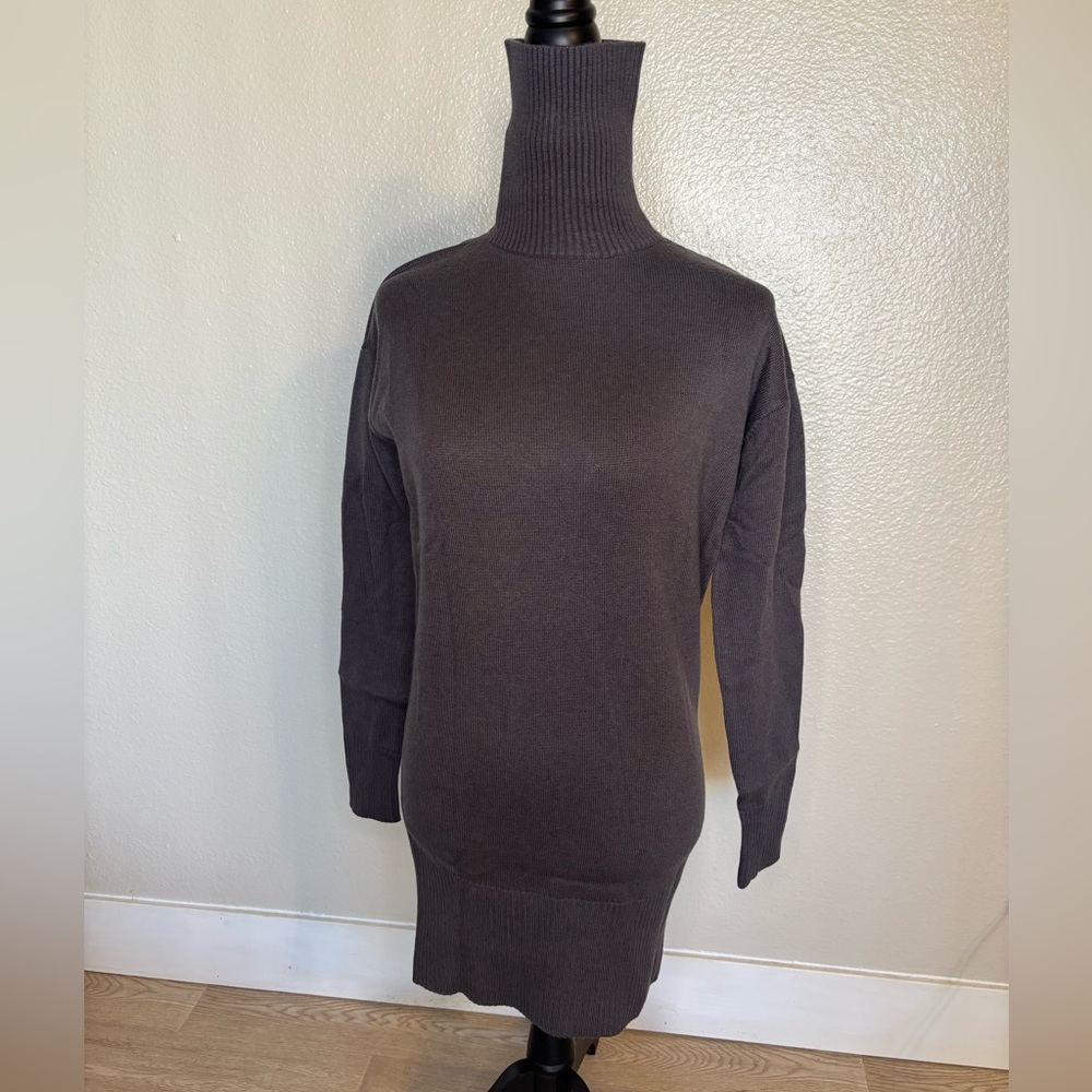Universal Standard Grey Pinstripe Wheaton Sweater Dress Size 4XS NWT